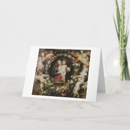 Angels Madonna and Child Rubens Fine Art カード