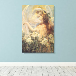 Angel's Message by George Swinstead,ヴィンテージ・アート キャンバスプリント