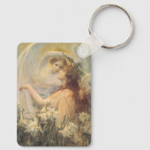 Angel's Message by George Swinstead,ヴィンテージ・アート キーホルダー (裏面)