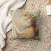 Angel's Message by George Swinstead,ヴィンテージ・アート クッション (ブランケット)