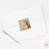 Angel's Message by George Swinstead,ヴィンテージ・アート スクエアシール (封筒)