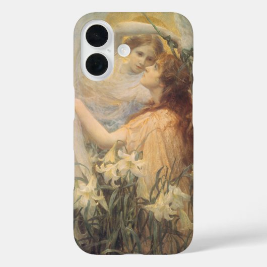 Angel's Message by George Swinstead,ヴィンテージ・アート Case-Mate iPhoneケース (裏面)