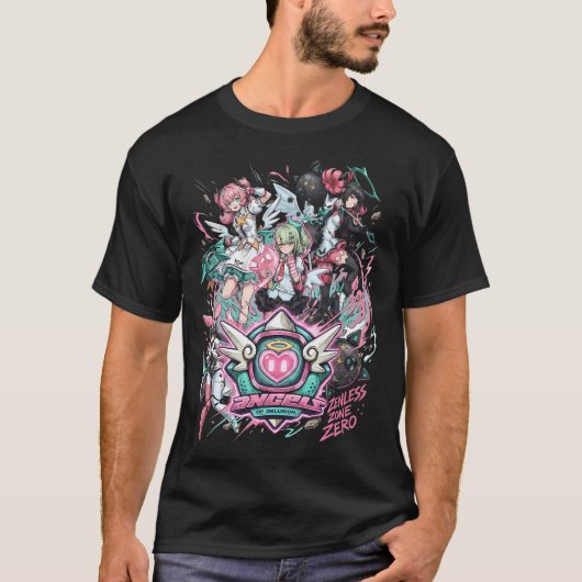 Angels of Delusion ZZZ Sunna Hammer Bubblegum Port Tシャツ (正面)