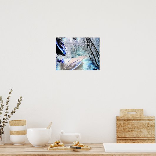 'Angel's Reflection' Scripture ポスター (キッチン)