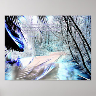 'Angel's Reflection' Scripture ポスター