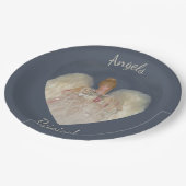 Angels Rejoice Traditional Blue Holiday ペーパープレート (アングル)