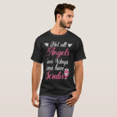 Angels Wear Scrubs Nursing RN Nurse Tシャツ (正面フル)