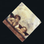 ANGELS / Winged Cherubs ,Clouds Raffaello Sanzio B バンダナ<br><div class="desc">Painting from  Raffaello Sanzio , detail from an Italian Renaissance masterpiece Sistine Madonna  (c. 1512-1514).Painting from  Rafaello Sanzio , detail from an Italian Renaissance masterpiece (1483-1520).digital elaboration for better printing by Bulgan Lumini .</div>