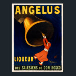 Angelus Liqueur France Vintage Poster 1907 ポスター<br><div class="desc">Vintage advertising poster for liquor from France. Published in 1907. Please note that our posters are high quality reproductions based on professional, very high resolution scans off the originals. Our manual retouching process does not involve the use of filters that remove any original details or texture that you will see...</div>