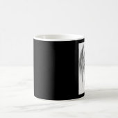 angelwithhornsbnwflash コーヒーマグカップ (中央)