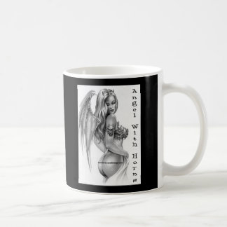 angelwithhornsbnwflash コーヒーマグカップ