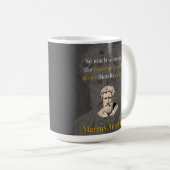 Anger Hurts You Most: Marcus Aurelius on Restraint コーヒーマグカップ (正面右)
