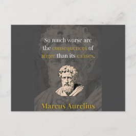 Anger Hurts You Most: Marcus Aurelius on Restraint ポストカード