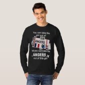 Angers Boarding Pass Angers Girl Angers Tシャツ (正面フル)