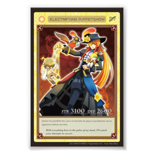 Anghel world photo-Electrifying Puppetshow フォトプリント (正面)