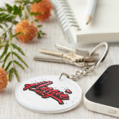 Angie Heart Splash Schlüsselanhänger rund キーホルダー (正面右)