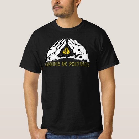 Angine de Poitrine Mantra Rock Band Quebec Canada Tシャツ (正面)