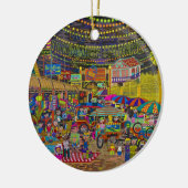 「Angkor夜Market セラミックオーナメント (左)