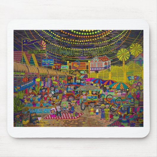 「Angkor夜Market マウスパッド (正面)