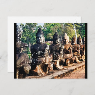 Angkor Thom God Statues  ポストカード