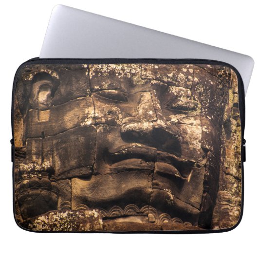 Angkor Wat Buddha Totem Laptop Sleeve ラップトップスリーブ (正面)