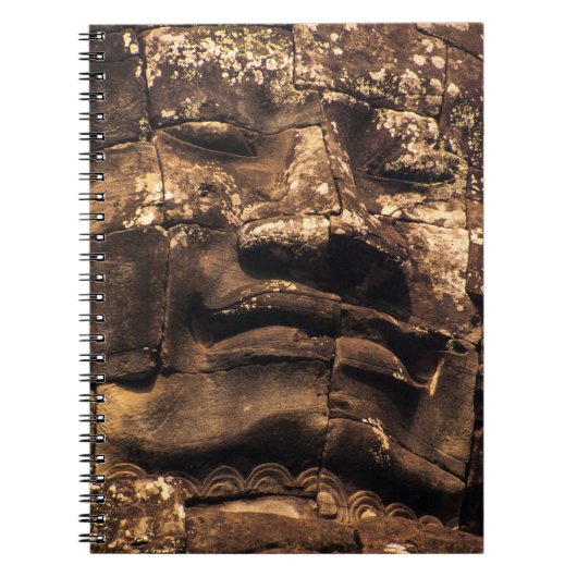 Angkor Wat Buddha Totem Spiral Notebook ノートブック (正面)