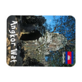 Angkor wat, Ta som temple – カンボジア，アジア マグネット (横)