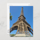 Angled Eiffel Tower シーズンポストカード (正面/裏面)