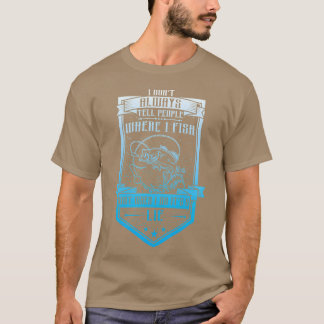 Angler Sports Fisherman Petri Heil Angelhacken ret Tシャツ