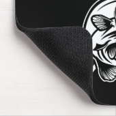 Angler Woman Russian Saying In Russian Fishing Fi- マウスパッド (コーナー)