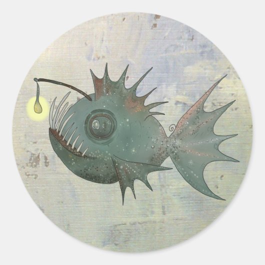 Anglerfisch ラウンドシール (正面)