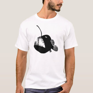 anglerfisch anglerfish frogfish fishing deep sea tシャツ
