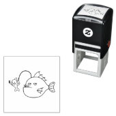 Anglerfishとの自撮り セルフインキングスタンプ (インサイチュ)