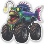 Anglerfish Monster Truck シール (正面)