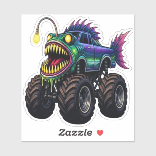 Anglerfish Monster Truck シール (シート)