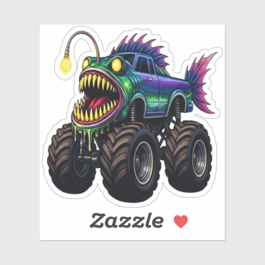 Anglerfish Monster Truck シール (シート)