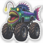 Anglerfish Monster Truck シール (正面)