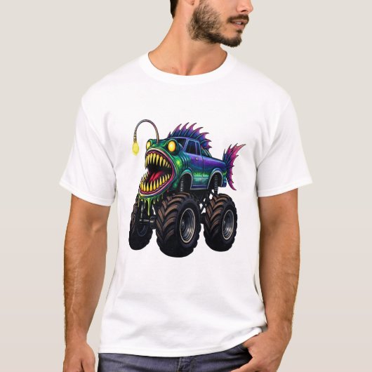 Anglerfish Monster Truck Tシャツ (正面)
