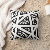 Angles in Black and White クッション (ブランケット)