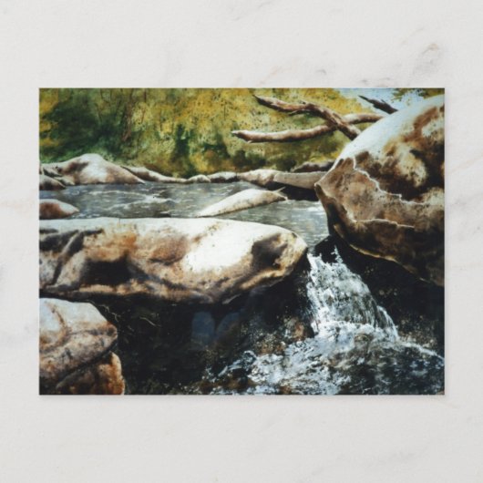"Anglin's Creek #2"カントリー道路はがき ポストカード (正面)