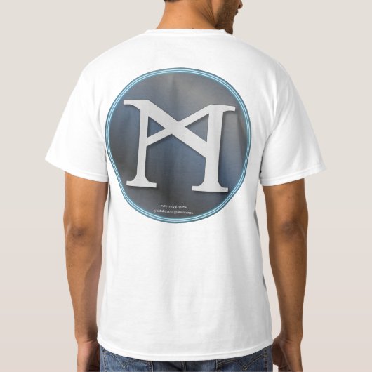 Anglo-Saxon Futhorc (Wigstan black text) Tシャツ (裏面)