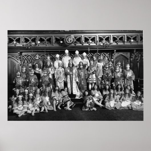 Anglo-Saxon Lodge, 1902 ポスター (正面)