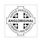 Angloriginal™ コーンウォール地方の土地の権利 ゴム印 (インプリント)