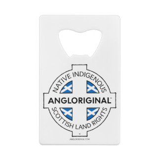 Angloriginal™ スコットランドの土地の権利 クレジットカード栓抜き