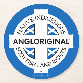 Angloriginal™ スコットランドの土地の権利 6個 ラウンドペーパーコースター