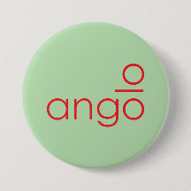 ANGOLO抽象芸術ボタン – 幾何学的文字アートパッチ