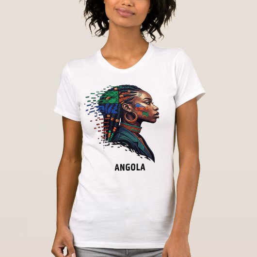 Angoly_Spirit_モダンMosaic. Tシャツ (正面)