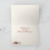 Angora Christmas Goats カード (内部)