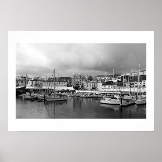 Angra do Heroismo：アゾレス諸島のテルセイラ ポスター (正面)