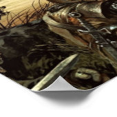 Angreifende Ritter unter einer標準 ポスター (角)